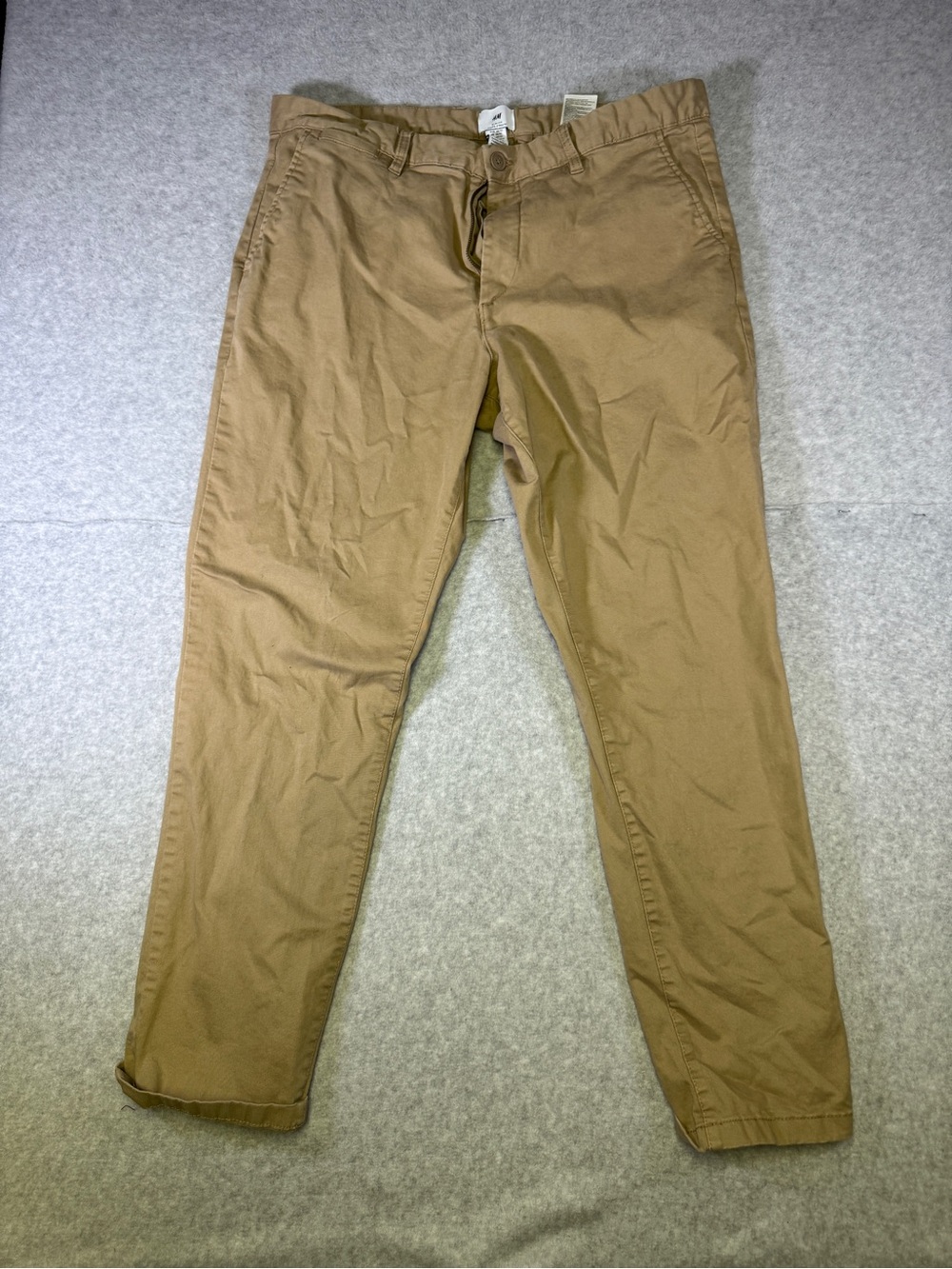 H&M Men's Brown Slim Chino Pants